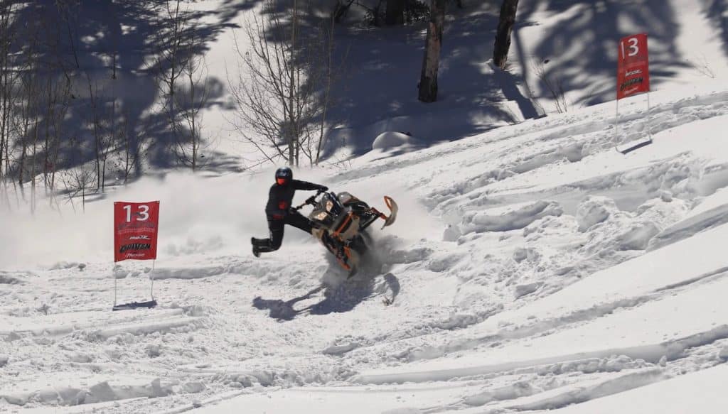 Snowmobile hill climb race returns to Granby for second year